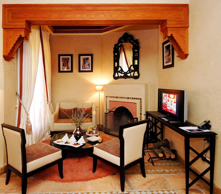 Riad Marrakech quartier Guéliz Décor traditionel Marocain